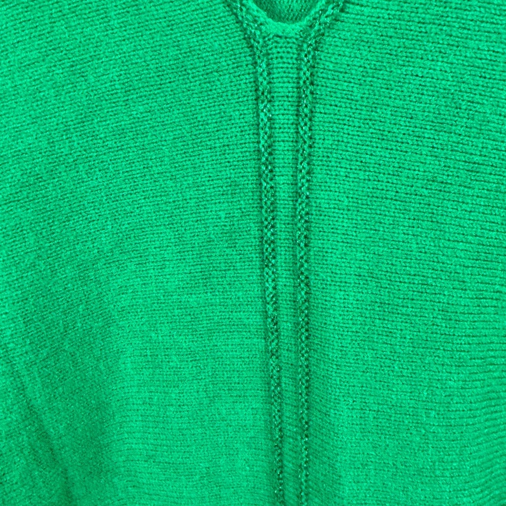 Lily Pulitzer Stevie Dolman SleeveKelly Green Metallic Women’s Sweater Size XL - Picture 6 of 12